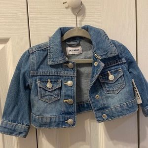 Old navy denim jacket 3-6 months